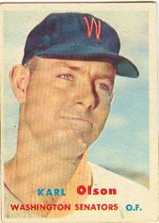 1957 Topps      153     Karl Olson